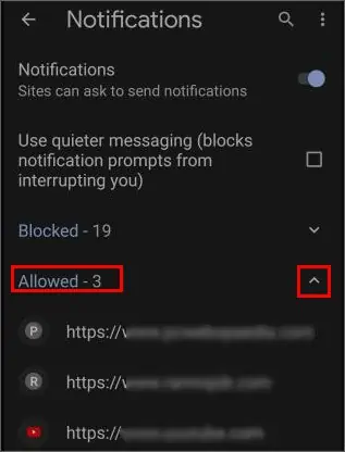 How to Stop McAfee Pop-Ups on Chrome 18 Expand-allowed-sites
