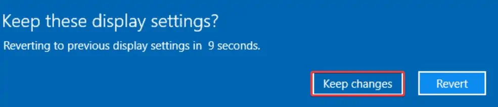 Save-resolution-configurations