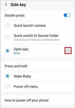 Why Is My Phone Talking to Me? 4 Ways to Fix 6 Select-another-app-instead-of-Bixby-with-the-power-button