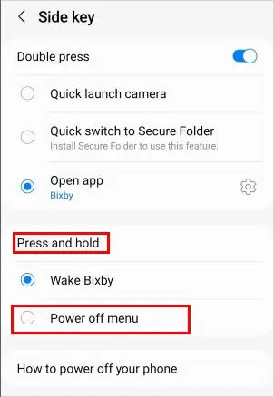 Why Is My Phone Talking to Me? 4 Ways to Fix 5 Turn-off-Bixby-with-Power-off-menu-1