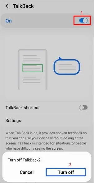 Why Is My Phone Talking to Me? 4 Ways to Fix 2 Turn-off-talkback