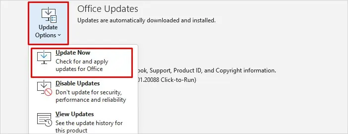 Update-Outlook