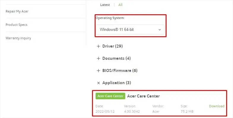 How to Limit Battery Charge on Your Laptop? 20 acer-care-center-1