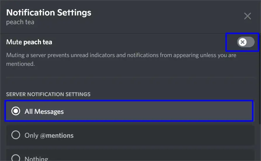 Discord Notifications Not Working? Here's How to Fix It 38 all-messages-option