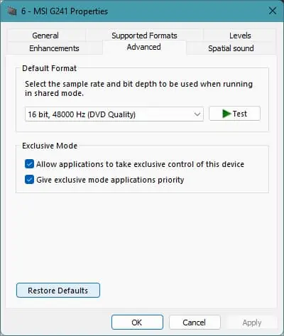 amd-hd-audio-restore-default