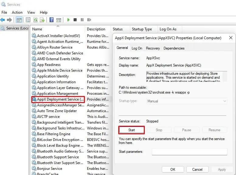 Service Registration is Missing or Corrupt - How to Fix it? 14 appx-deployment-service