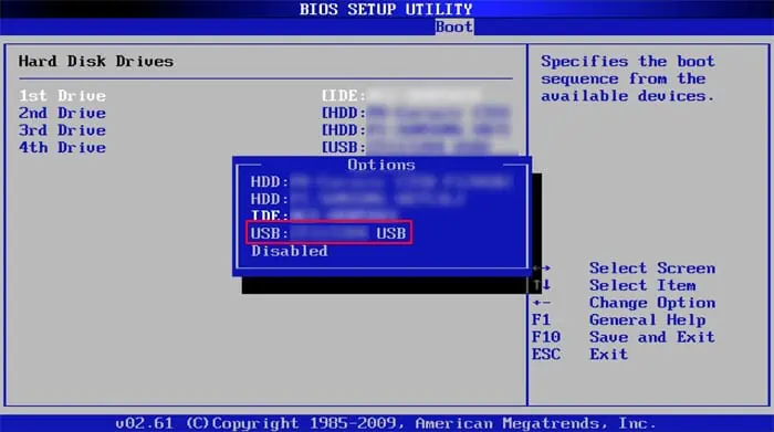 How to Fix Reset PC Stuck at 1%, 26%, 36%, 76%, 99% 11 boot-order-usb
