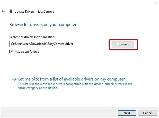 How to Update Camera Driver on Windows 14 browser-search-on-windows