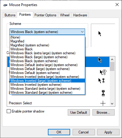 change-mouse-pointer