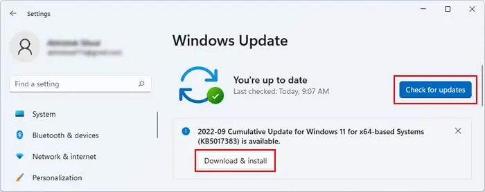 Fortnite Mic Not Working? Here are 9 Ways to Fix It 92 check-for-update-download-and-install-1