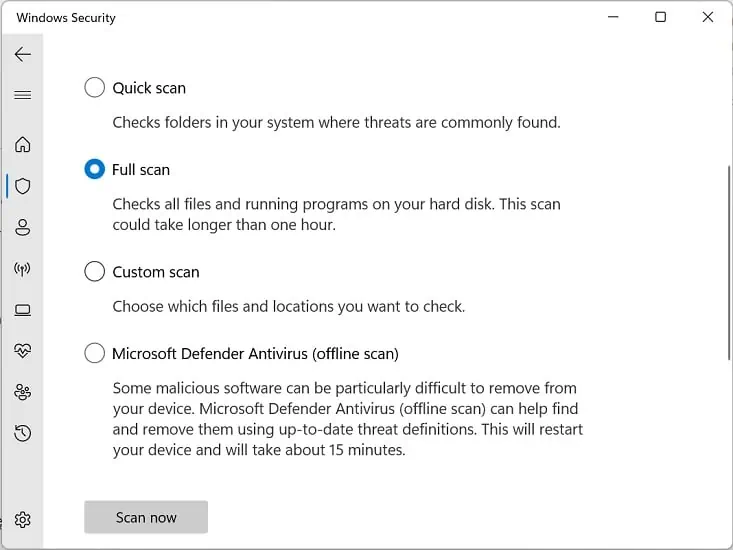 choose-a-scan-method-and-choose-scan-now