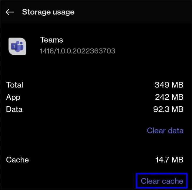 clear-cache-teams