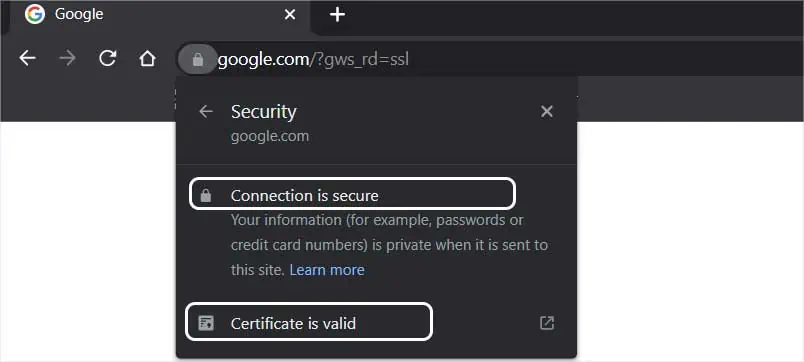 How to Fix “ERR_SSL_VERSION_OR_CIPHER_MISMATCH” Error 6 connection-is-secure