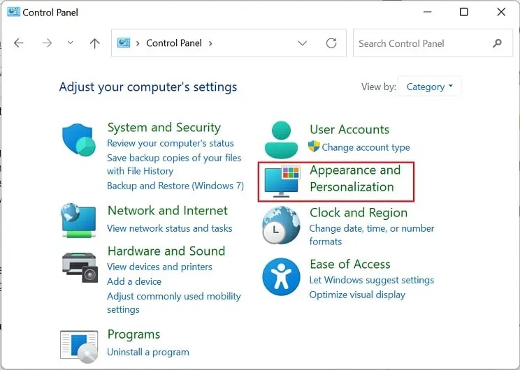 control-panel-appearance-and-personalization