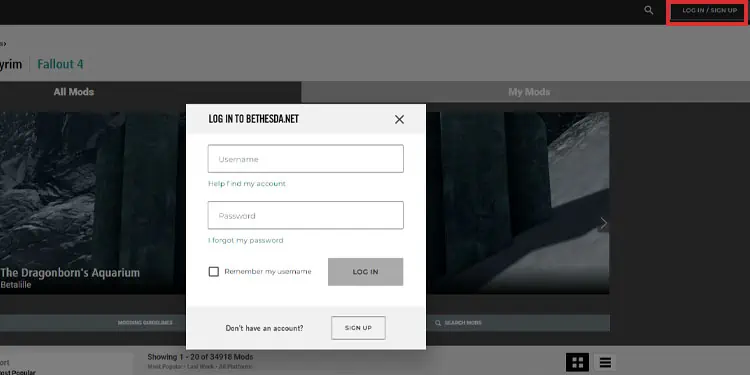 How to Install Mods on Xbox One 26 create-bethesda-account