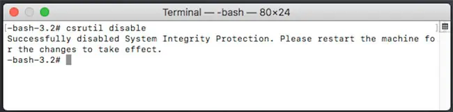 How to Create Shared Folder on Virtualbox 9 csrutil-disable