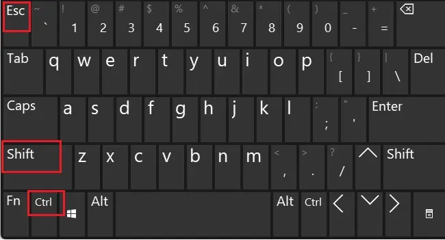 ctrl-shift-esc
