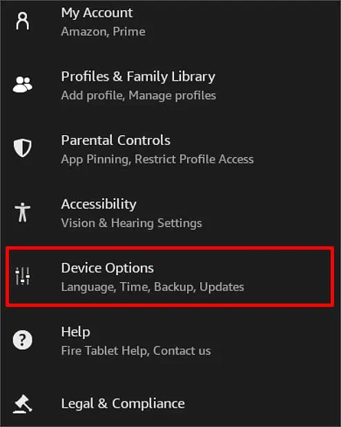 Kindle App Not Working? Try These 7 Fixes 29 device-options