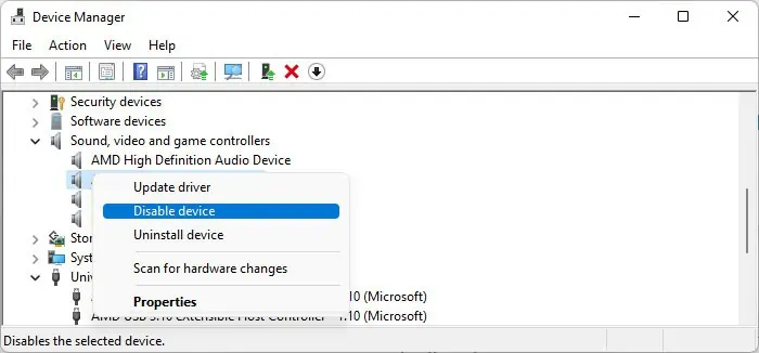 USB Headset Not Working? Try These Fixes 26 disable-sound-device