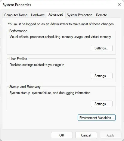 How to Fix “Make: Command Not Found” Error 14 environment-variables-sys-properties