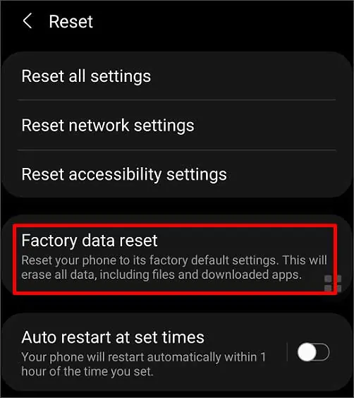 Kindle App Not Working? Try These 7 Fixes 32 factory-data-reset-1