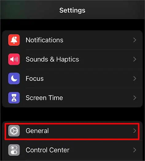 Kindle App Not Working? Try These 7 Fixes 33 general-tab-iphone