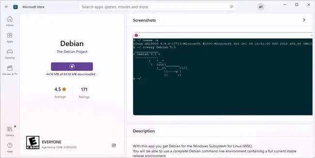 How to Install Linux Terminal on Windows 8 get-debian-ms-store