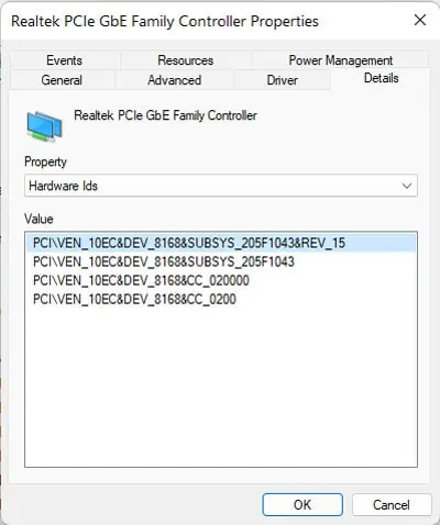 What is Realtek PCIe GBE Family Controller? How to Install It 12 hardware-id-family-controller