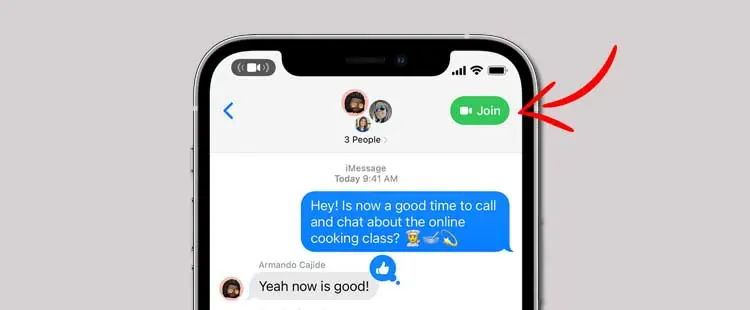 What is the Green "Join" Button on Facetime and iMessage? 5 join-button