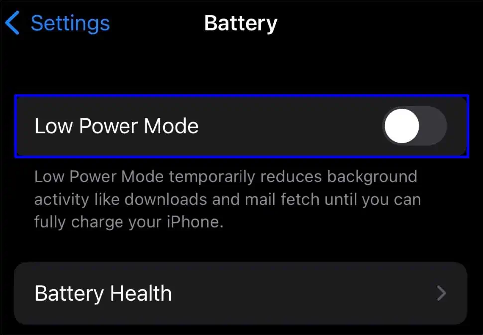 Discord Notifications Not Working? Here's How to Fix It 55 low-power-mode-off