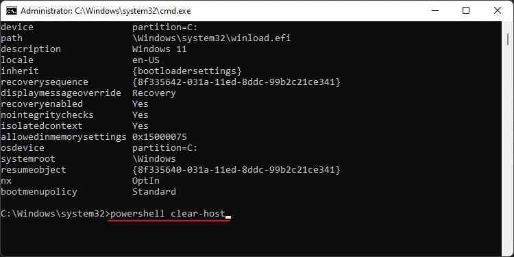 powershell-clear-host