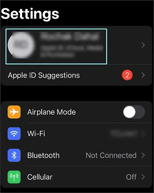 How to Wake Someone Up Over the Phone 33 profile-on-settings-in-iphone