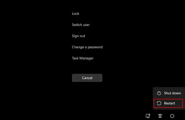 How to Properly Reboot Your Laptop (10 Effective Ways) 21 restart-from-ctrl-alt-delete