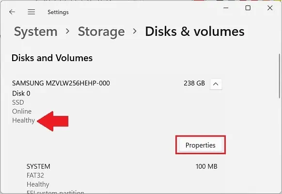 settings-ssd-properties