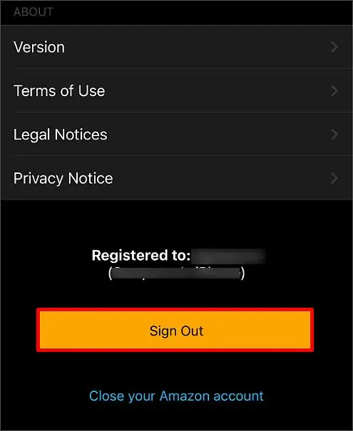 Kindle App Not Working? Try These 7 Fixes 24 sign-out-of-kindle