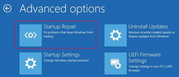 How to Fix Reset PC Stuck at 1%, 26%, 36%, 76%, 99% 15 startup-repair-2