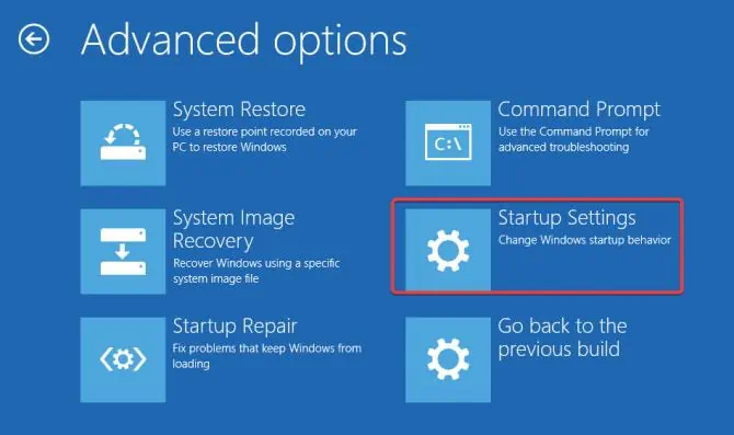 11 Ways to Fix Black Screen on HP Laptop 48 startup-settings-