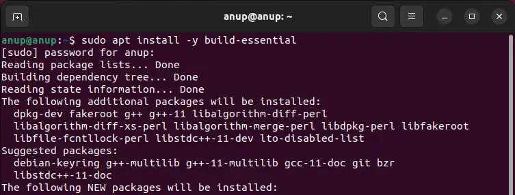 How to Fix “Make: Command Not Found” Error 11 sudo-apt-install-build-essential