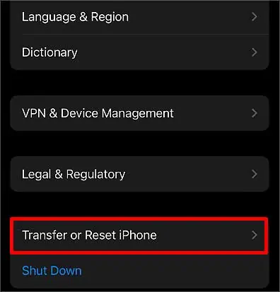 Kindle App Not Working? Try These 7 Fixes 34 transfer-or-reset-iphone-2