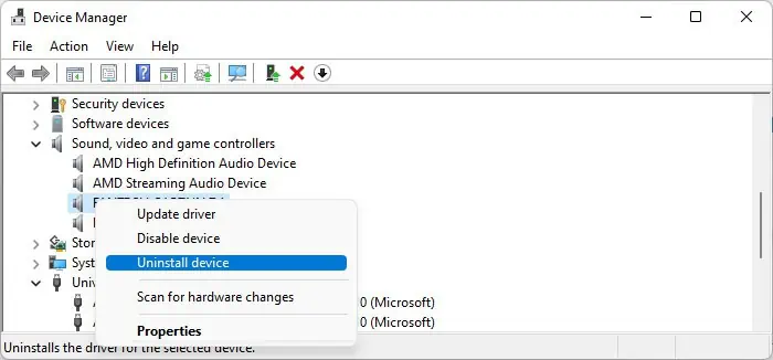 USB Headset Not Working? Try These Fixes 25 uninstall-sound-device