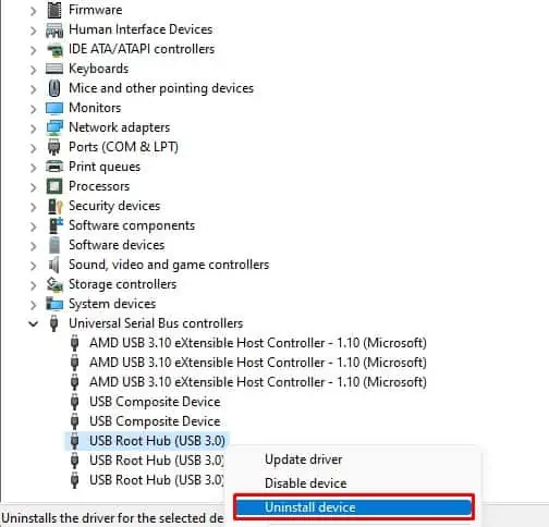8 Ways to Fix Attempted_Write_to_Readonly_Memory BSOD Error 49 uninstall-usb-1