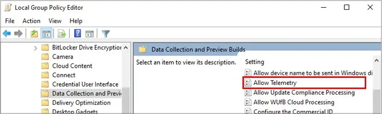 7 Ways to Fix “Some Settings Are Managed by your Organization” Error 30 windows-gpedit-windows-components-Data_Collection-Allow-Telemetry