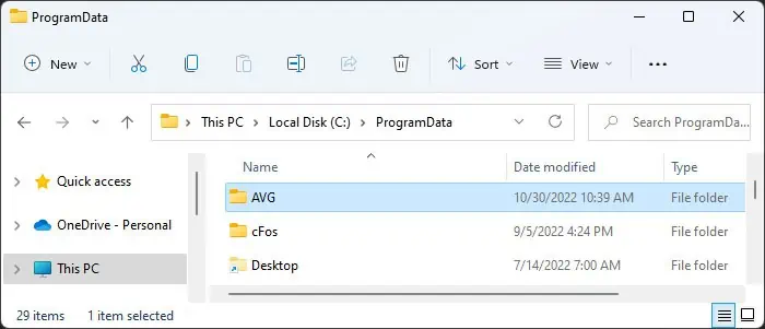 AVG Won’t Uninstall? Here’s how to fix it 20 Delete-AVG-from-programdata