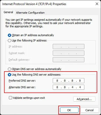 AVG Won’t Uninstall? Here’s how to fix it 18 Internet-protocol-v4-dns-server-google