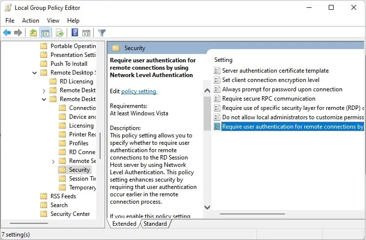 Fixed: The Remote Computer Requires Network Level Authentication Which Your Computer Does Not Support 36 Require-user-authentication-for-remote-connections-using-Network-Level-Authentication
