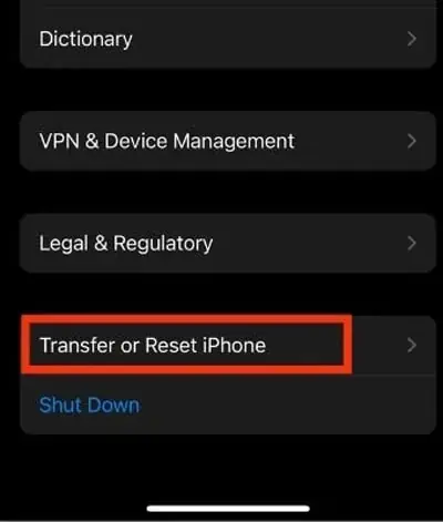 iPhone Swipe Up Not Working? Here's 6 Ways to Fix It 16 Transfer-or-reset-iPhone-3