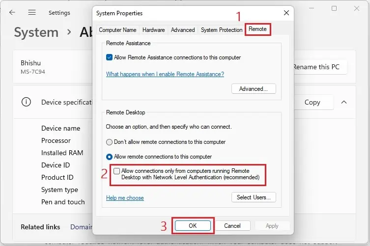 Fixed: The Remote Computer Requires Network Level Authentication Which Your Computer Does Not Support 33 allow-connections-only-from-computers-running-remote-desktop-with-nla