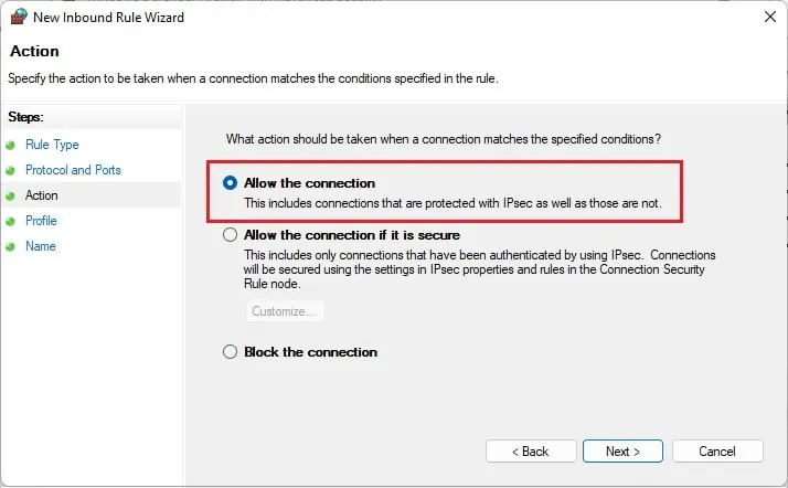 Fix: Windows Could Not Start the DHCP Client Service on Local Computer (12 Possible Ways) 79 allow-the-connection