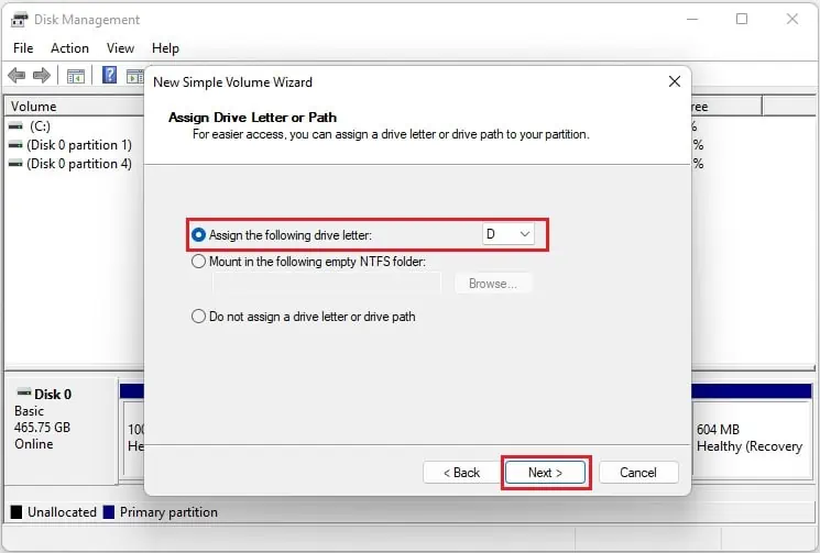 How to Partition a SSD? (Step-By-Step Guide) 41 assign-drive-letter-1
