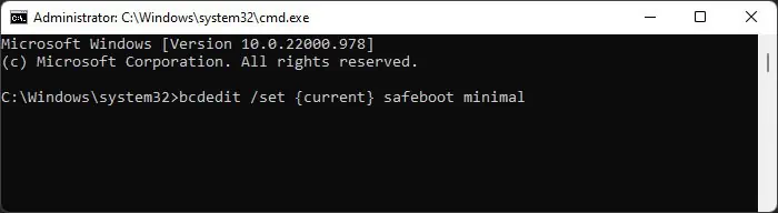 Fix: The Computer Has Rebooted From a Bugcheck 27 bcdedit-set-current-safeboot
